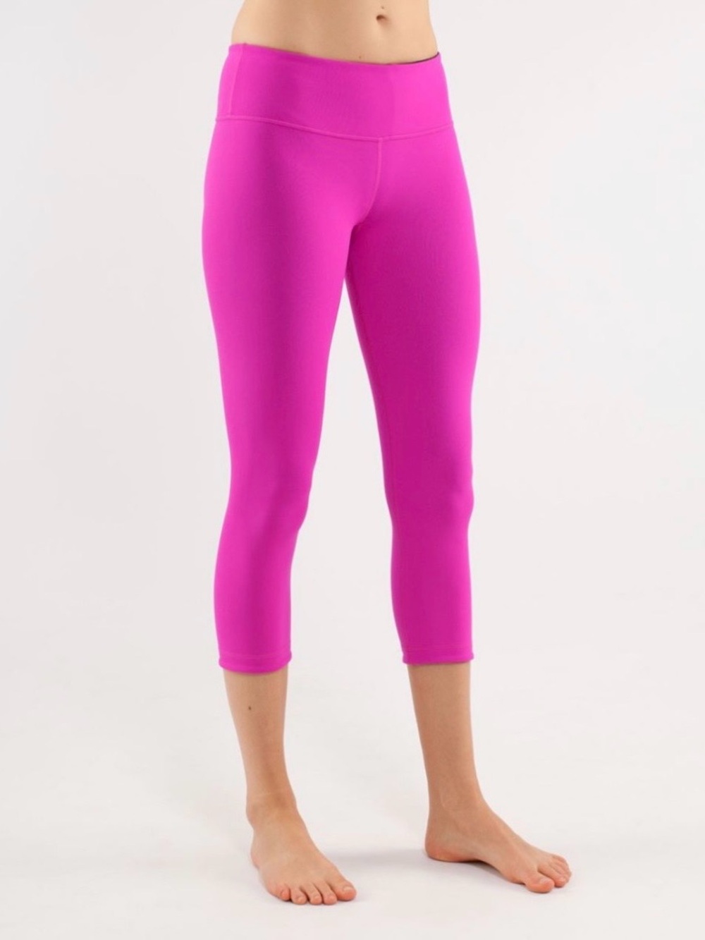 Lululemon Wunder Under Crop *Reversible Size 6 - Picture 1 of 8